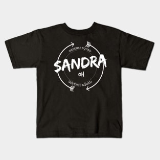 SANDRA OH DEFENSE SQUAD Kids T-Shirt